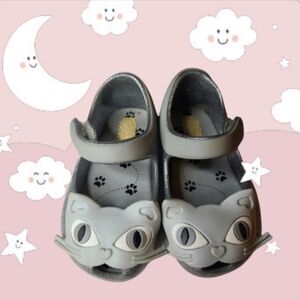 Mini Melissa Ultra Girl Silver Glittered Mary Jane Cat Shoes Toddler Siz…